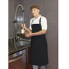 Tablier imperméable Basic à bretelles avec boucle 72 x 86 cm noir | KARLOWSKY BLS 7-1-Stck