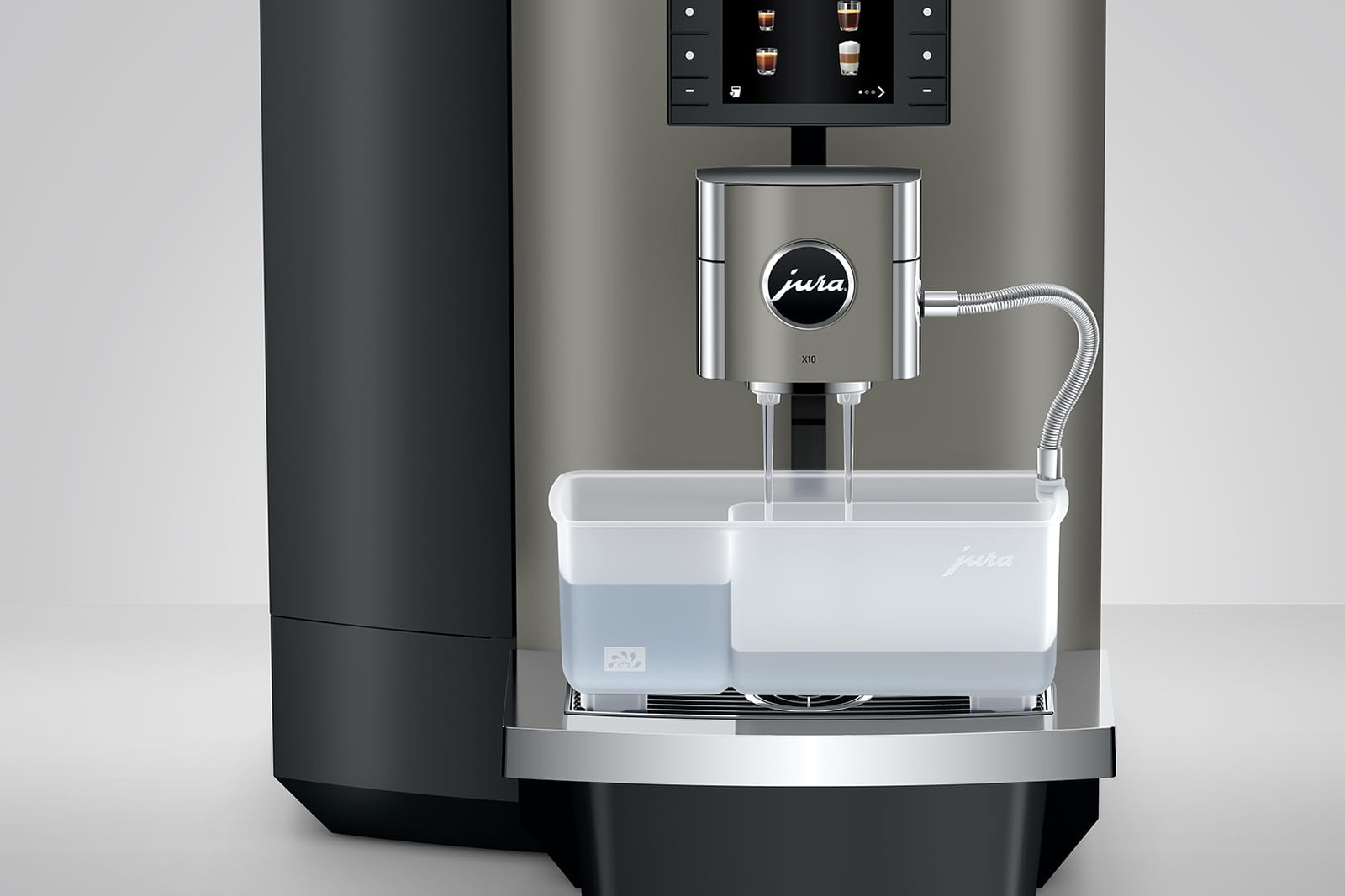Machine à café automatique X10 Dark Inox (EB) | JURA 15764