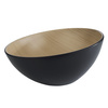 Bol en mélamine FRIDA noir Ø 28,5 cm incliné | APS 84925