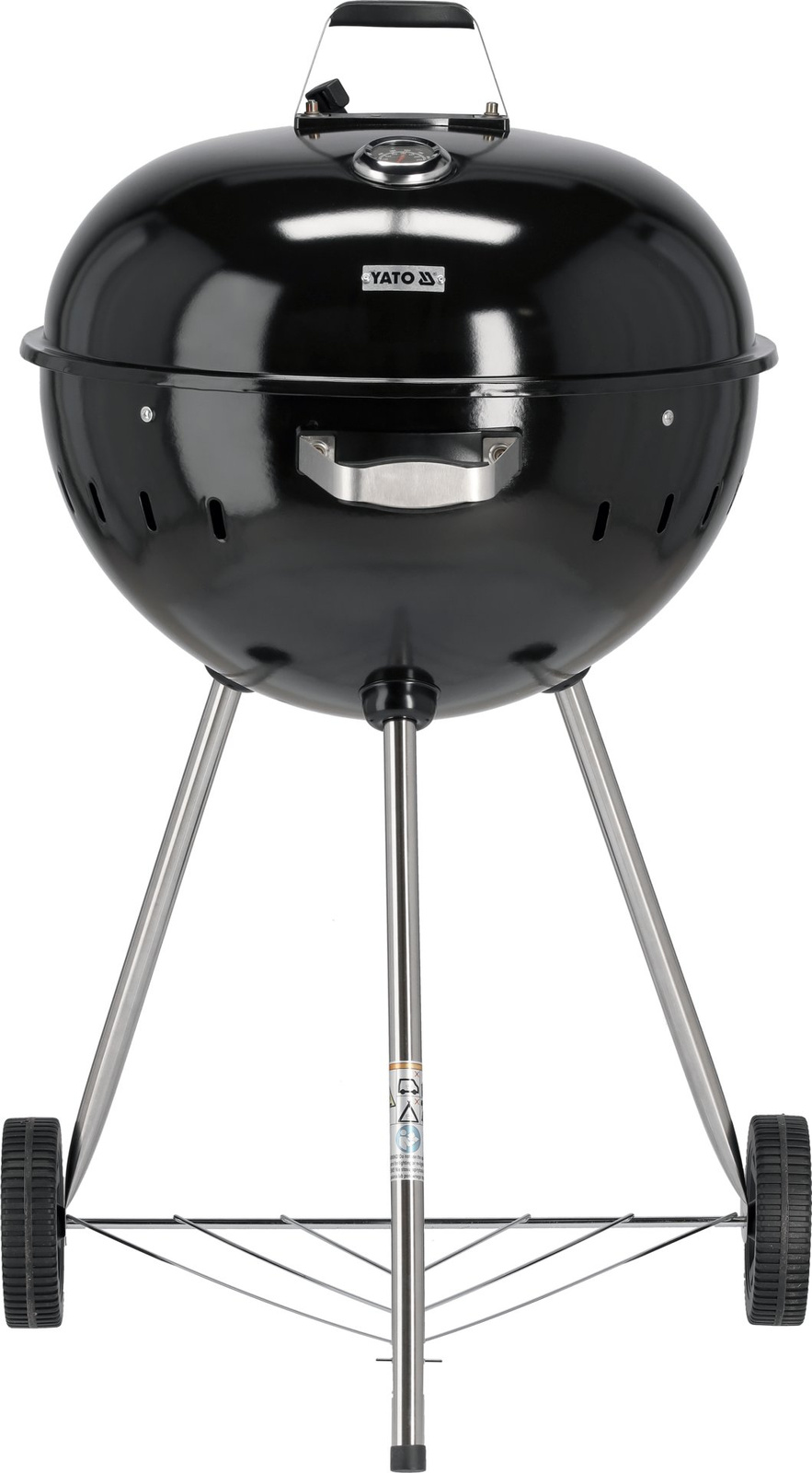 Grill à charbon, rond, Ø 54 cm noir | YATO YG-20300