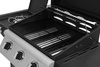 Barbecue à gaz BAVEN, 3+1, avec armoire, noir, 12,8 kW | LUND 99642