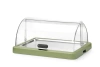 Vitrine réfrigérée simple roll-top Duo UNIQ conçue par Robert Bronwasser, verte, 46x35x22 cm | HENDI 871966