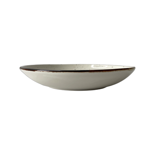 Assiette creuse Still Rustic crème 24 cm | KERA CERAMIKA 14.5/R.K
