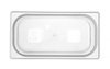 Bac GN 1/3 prof. 10 cm en polypropylène Profi Line | HENDI 880227