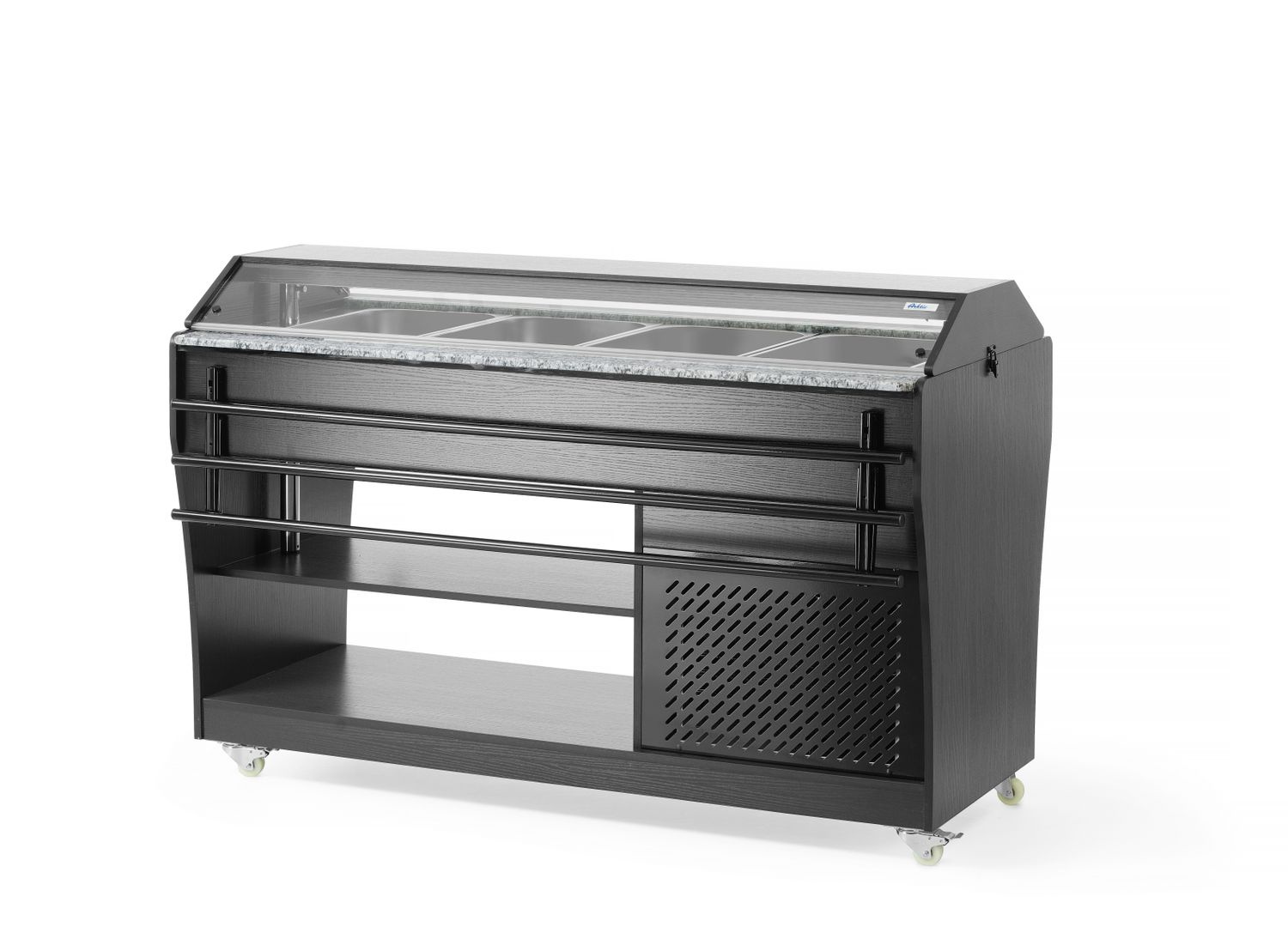 Vitrine buffet réfrigérée à salades, 149x76,5x137 cm, 4 x GN 1/1, 230 V | ARKTIC 274057