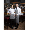 Tablier de cuisine Basic 75 x 90 cm avec poche et boucle gris basalte | KARLOWSKY BLS 5-90-Stck