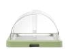 Vitrine réfrigérée simple roll-top Duo UNIQ conçue par Robert Bronwasser, verte, 46x35x22 cm | HENDI 871966