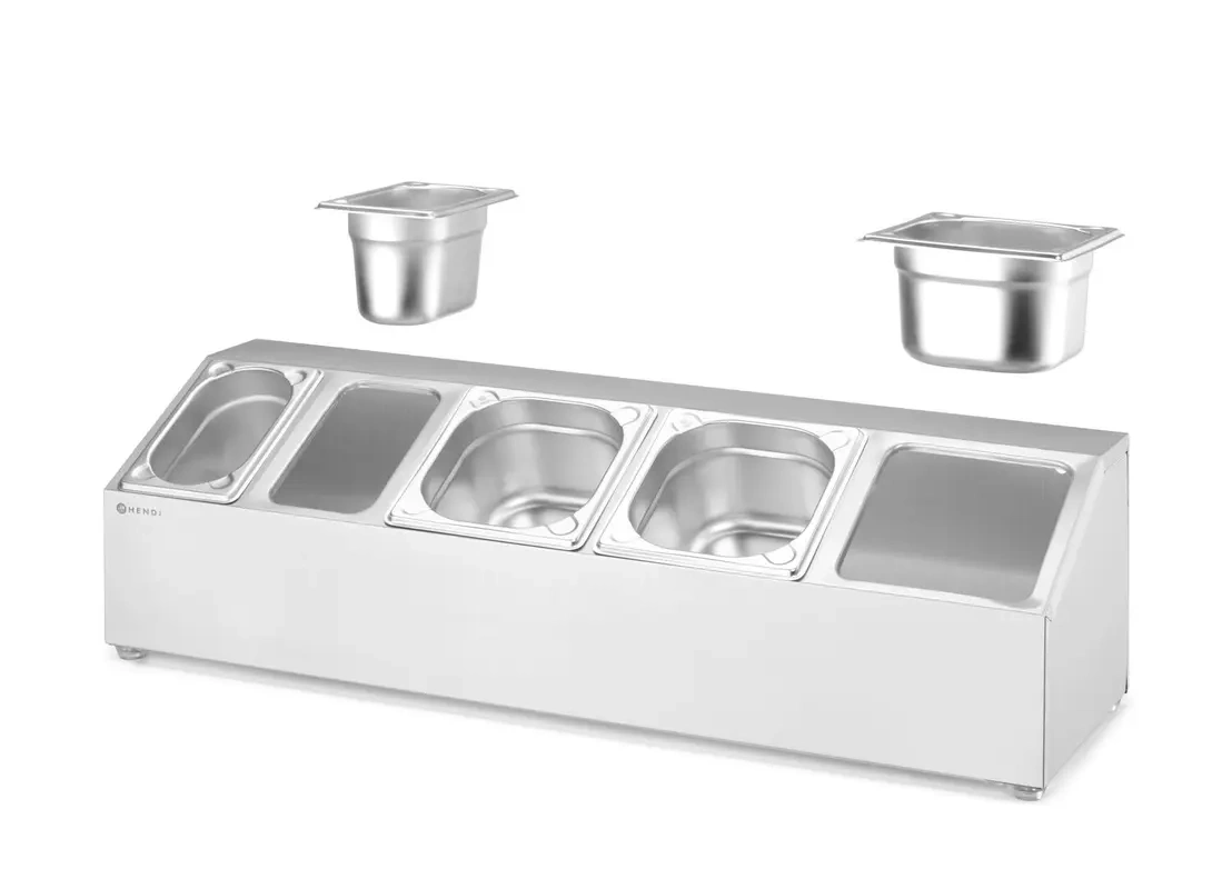 Support pour bacs GN 3 x 1/6 et 2 x 1/9 | HENDI 820049