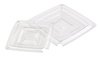 Couvercle pour bol PURE avec ouverture pour cuillère, 25,5x25,5x1,5 cm | APS 83601