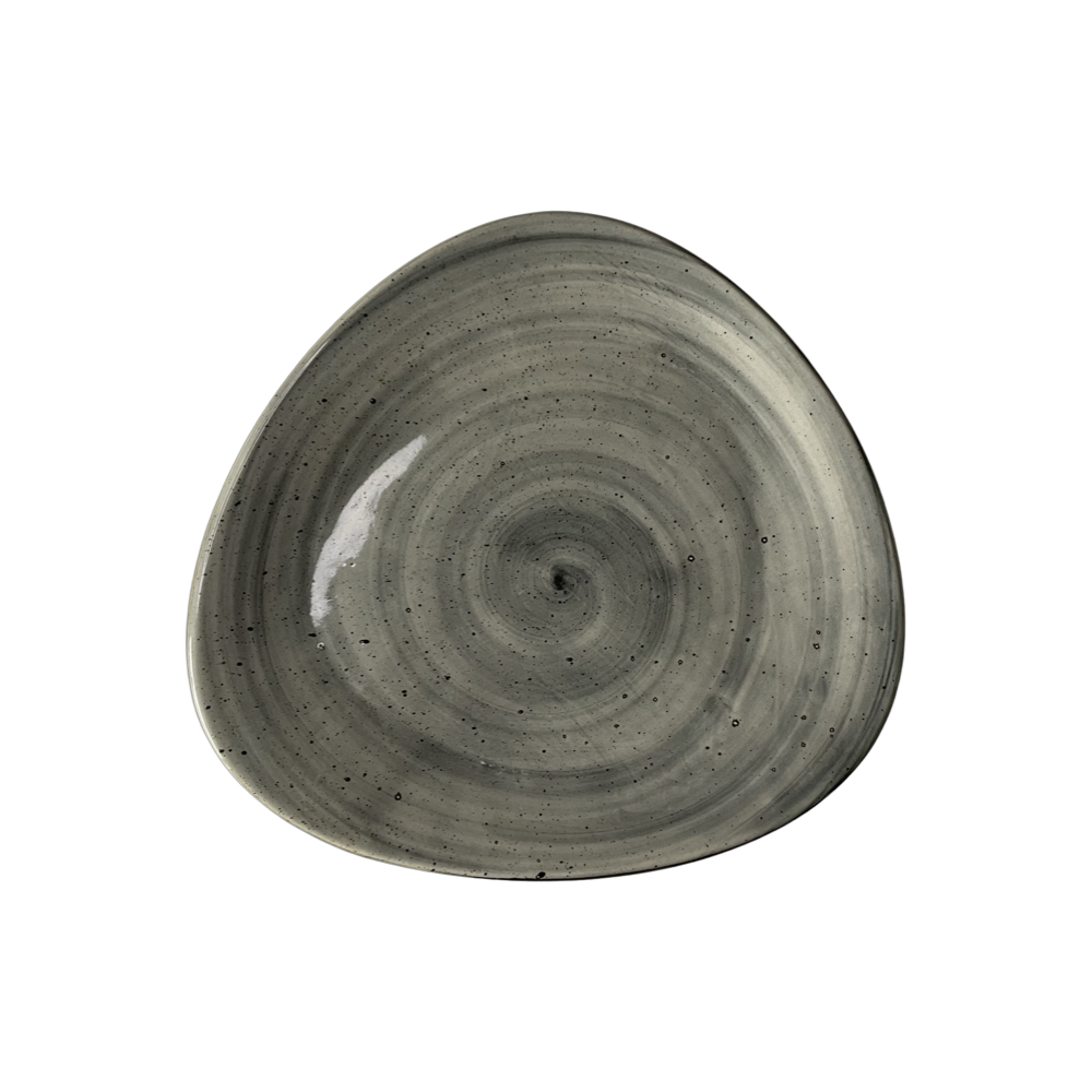 Assiette plate Delta Rustic gris 26 cm | KERA CERAMIKA 15.3/R.GRIS