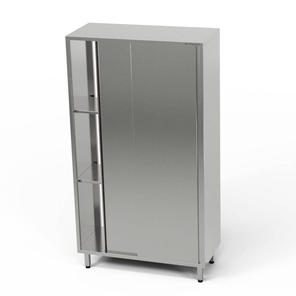 Armoire traversante en acier inoxydable 130x60x180 cm | FORGAST