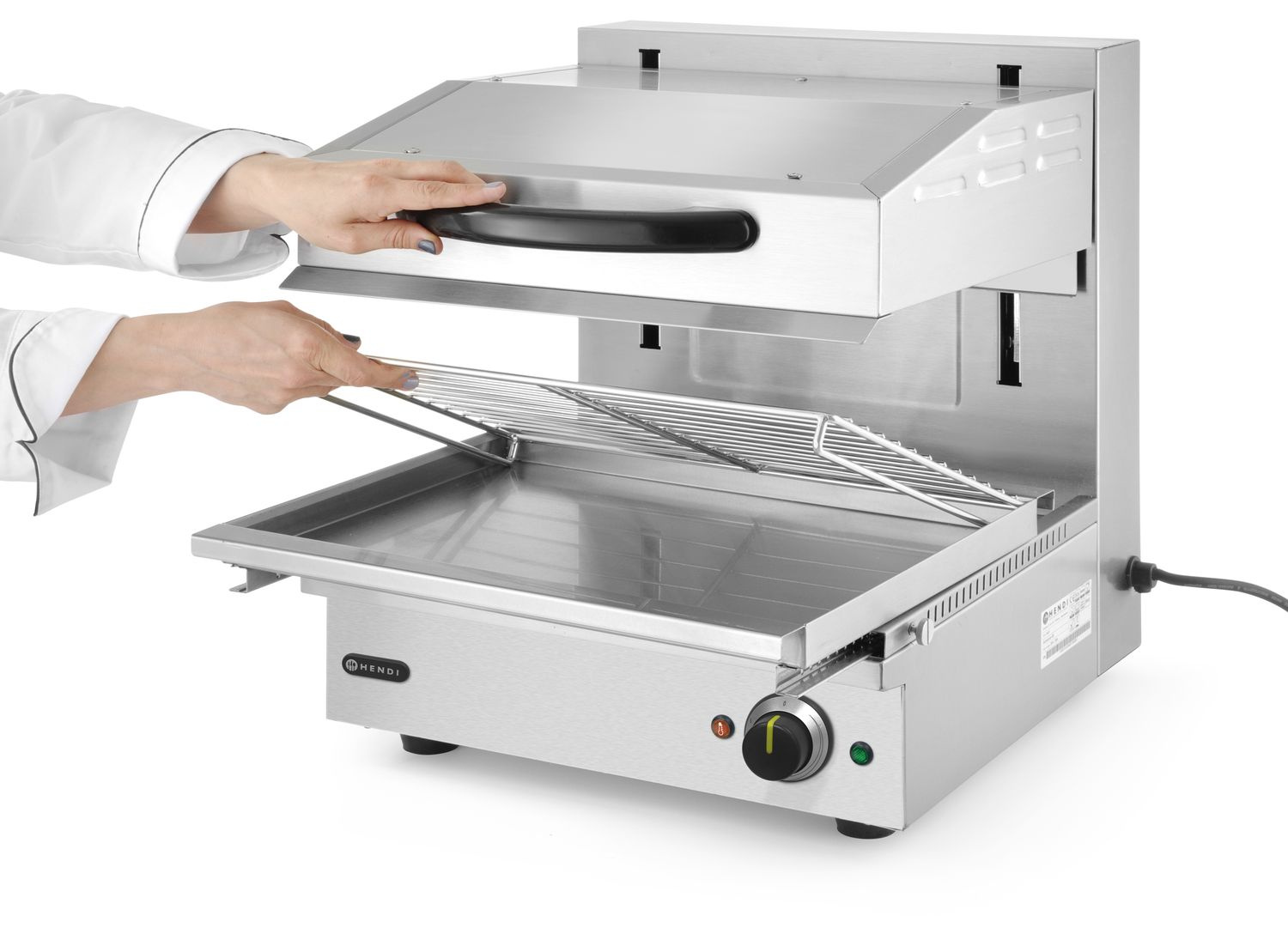 Salamandre électrique, 2,8 kW, 44 x 32 cm | HENDI 264607