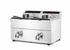 Friteuse à induction à 2 cuves Kitchen Line, 2x8 l, 2x3,5 kW, 230 V | HENDI 215029