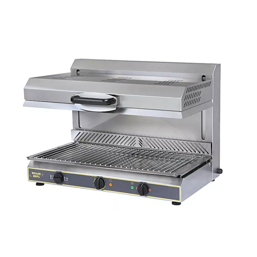 Salamandre électrique 3 zones, grille 74x37,5 cm, 4,5 kW, 230 V | ROLLER GRILL SEM 800 PDS