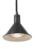 Lampe chauffante pour plats conique, noire, 0,25 kW, 25 cm | HENDI 273845