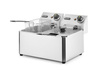 Friteuse électrique Blue Line, 2 cuves, 2x4 L, 2x3 kW | HENDI 205846