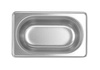 Récipient GN 1/9 prof. 10 cm en acier inoxydable PROFI LINE | HENDI 801826