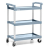Chariot de service à 3 étagères en plastique | FORGAST FG01004