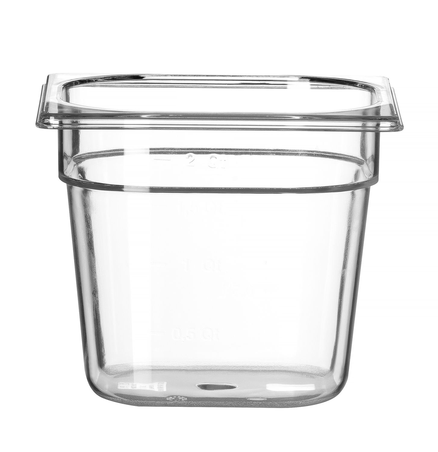 Récipient GN 1/6 prof. 15 cm en polycarbonate | HENDI 861714