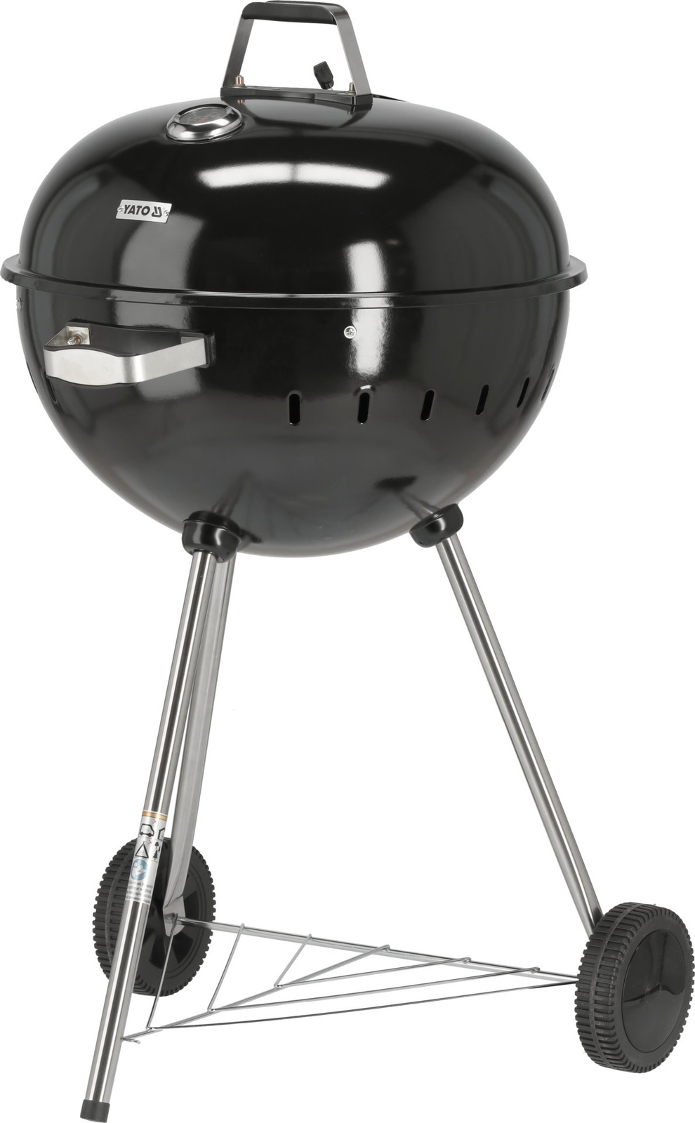 Grill à charbon, rond, Ø 54 cm noir | YATO YG-20300