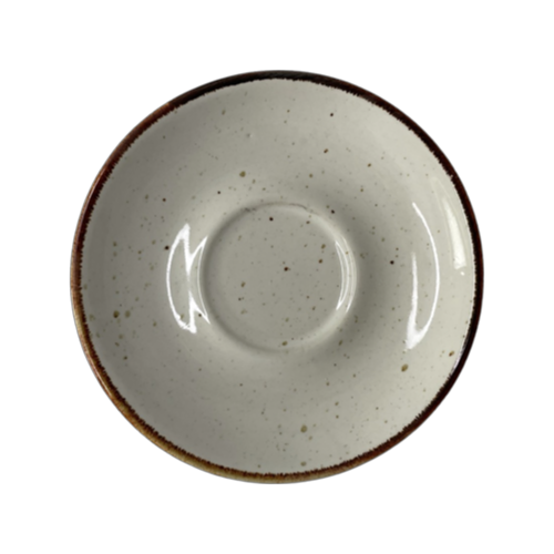 Soucoupe Bel pour Tasse Rustic Crème 11 cm | KERA CERAMIKA 2.21/R.K