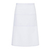 Tablier de serveur basic avec poche blanc | KARLOWSKY BBSS 3-3-Stck