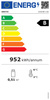 Vitrine réfrigérée 68 l noire, LED, refroidissement dynamique | HENDI 233238