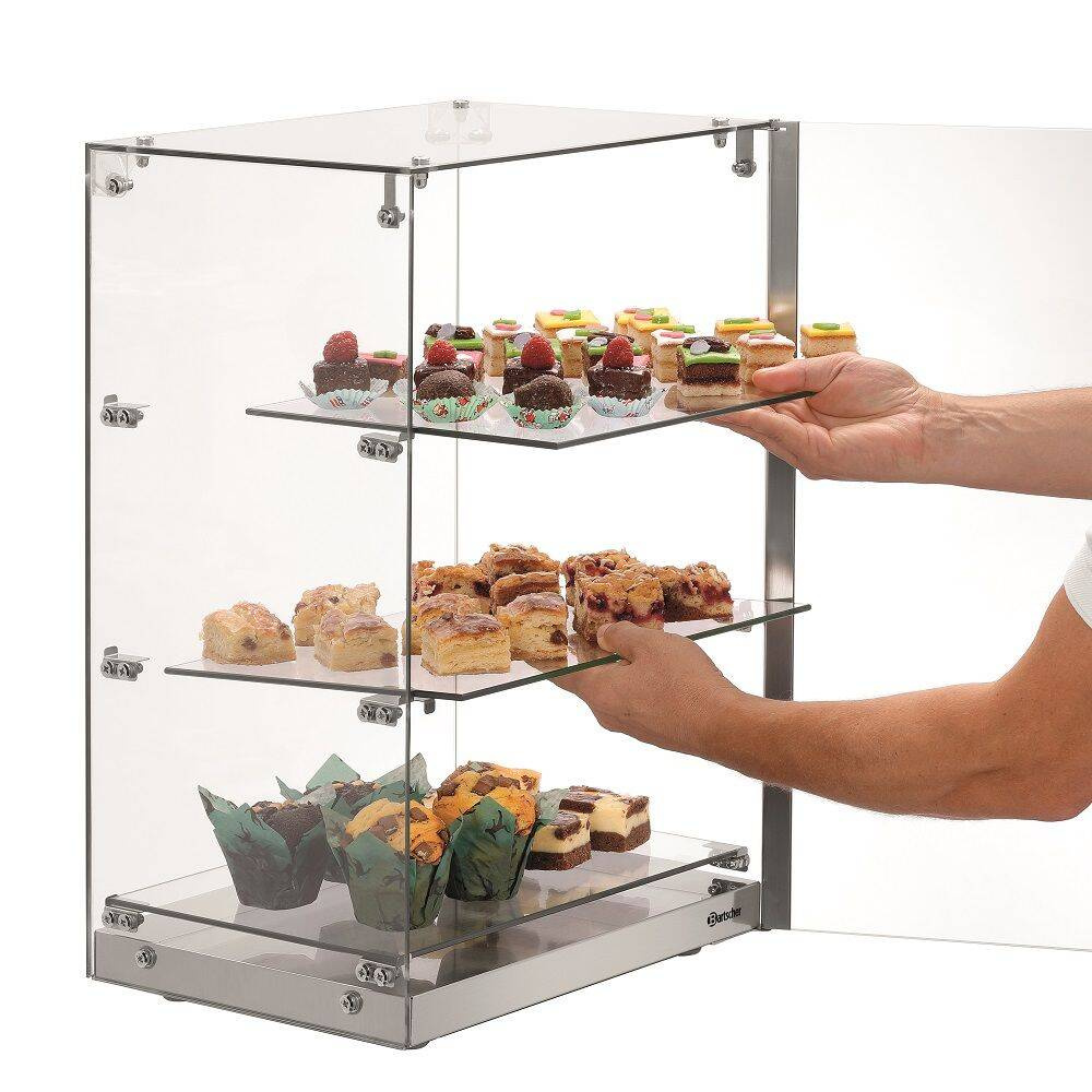 Vitrine de buffet à 3 niveaux | BARTSCHER 700357