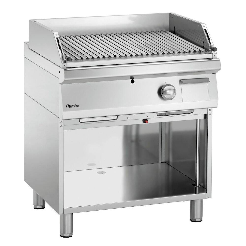 Gril à pierres de lave à gaz avec socle 700VR G180 | BARTSCHER 2856311