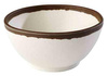 Bol CROCKER, mélamine, blanc - brun, 12,5x6 cm, 370 ml | APS 84569