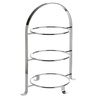 Support de service pour 3 assiettes, acier inoxydable, 33x24x43 cm | APS 33217