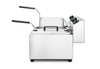 Friteuse électrique à 2 cuves, 2x8 L, 2x3,5 kW, zone froide | HENDI 207307