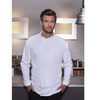 Chemise de cuisine Basic à manches longues blanche | KARLOWSKY BJM 4-3