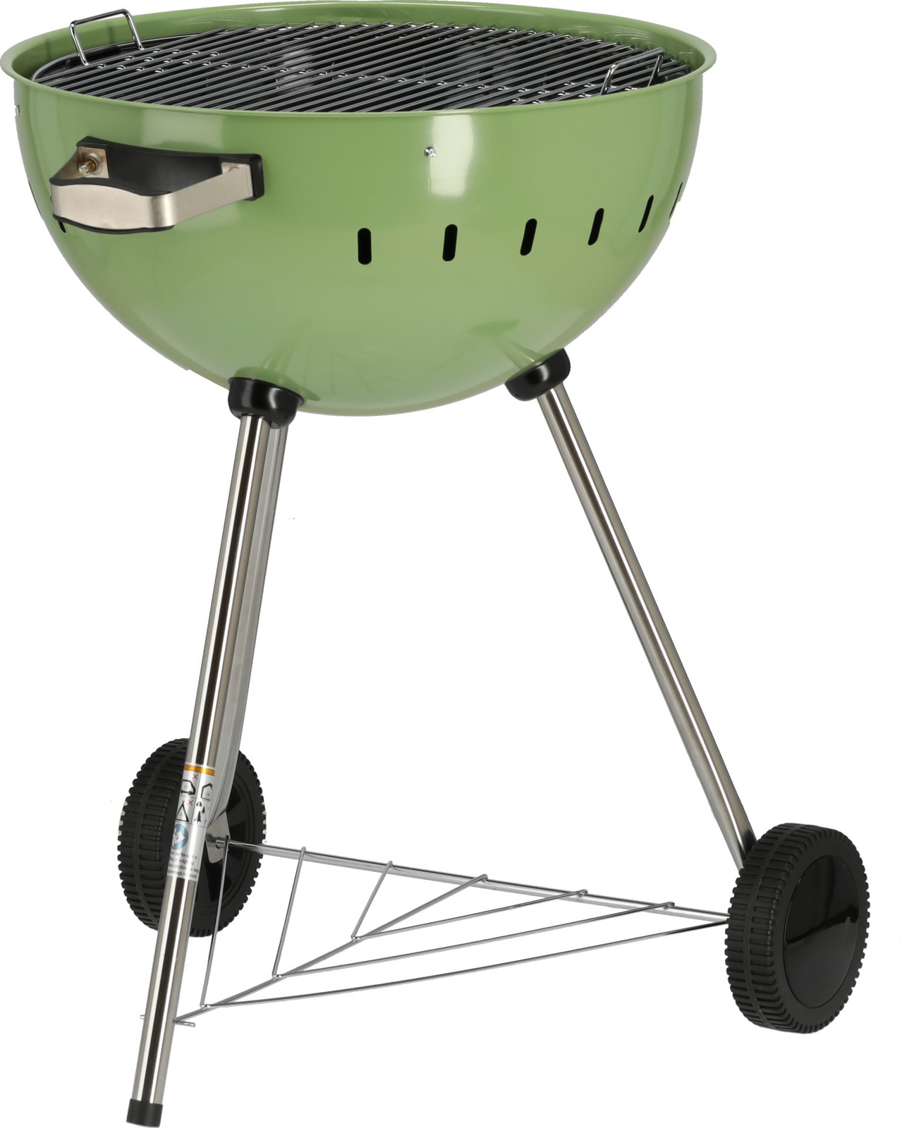 Grill à charbon, rond, ø 54 cm, vert | YATO YG-20303