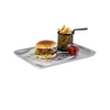 Plateau TREND, éventuellement plaque de cuisson, en aluminium, 32x21,5x2 cm | APS 13380