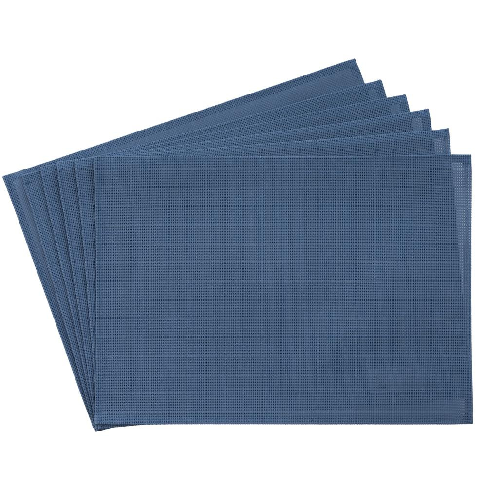 Set de table TIRA, PVC, bleu, 45x33x0.1 cm | APS 60002