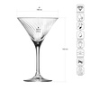 Verres à MARTINI 200 OPTIC, 200 ml, lot de 6 pièces | KROSNO GLASS F57D477017001020