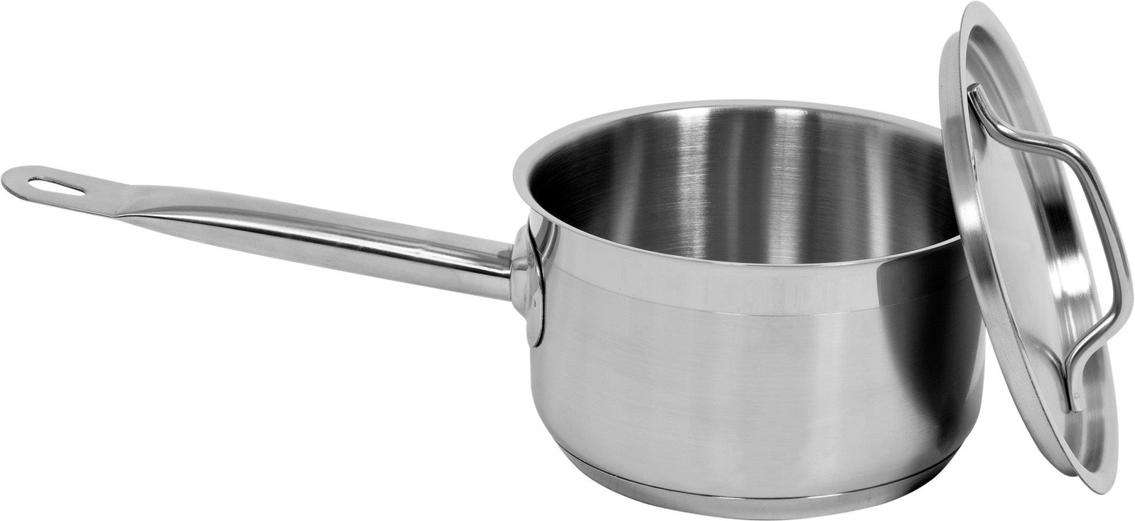 Casserole en acier inoxydable avec couvercle, capacité 1,9 l | YATO YG-00060