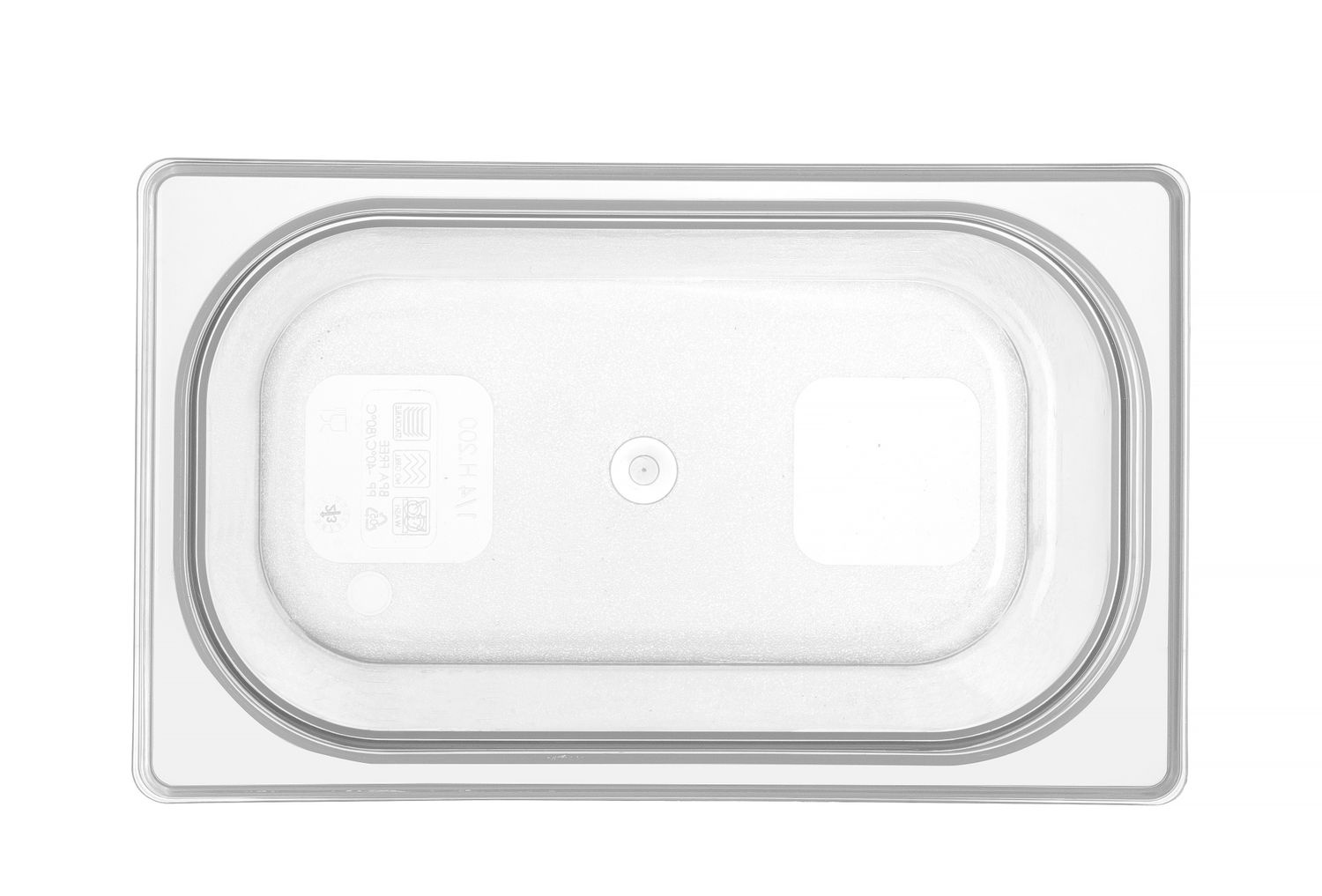 Bac GN 1/4 prof. 10 cm Profi Line en polypropylène | HENDI 880326