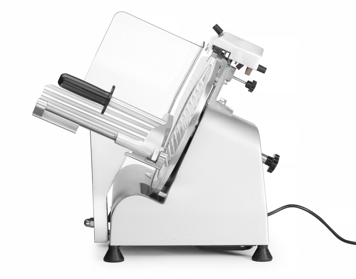 Trancheuse à charcuterie Kitchen Line 300, diamètre de lame 30 cm, épaisseur de coupe 0-14 mm, 230 V | HENDI 210246