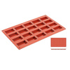 Moule à pâtisserie en silicone Cubes, 20 cavités de 4,9 x 2,6 cm | CONTACTO 6647/049