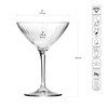 Verre XNO COUPETTE 250 OPTIC, 250 ml, lot de 6 pièces | KROSNO GLASS F57D493022001020
