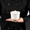 Sucrier avec couvercle en porcelaine Prima 10,16 cm | MODERMO MP002