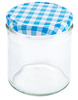 Bocaux avec couvercle 350 ml, lot de 6 pièces, hauteur 10 cm, diamètre 7,5 cm | CONTACTO 2705/350