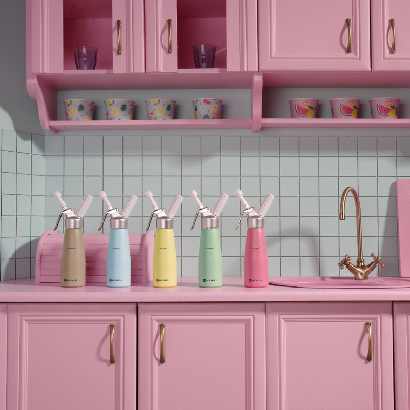 Siphon à crème fouettée rose | HENDI 975886