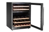 Cave à vin, 2 zones, 46 bouteilles, noire, 137 l, 5 étagères, 1 porte | ARKTIC 237106