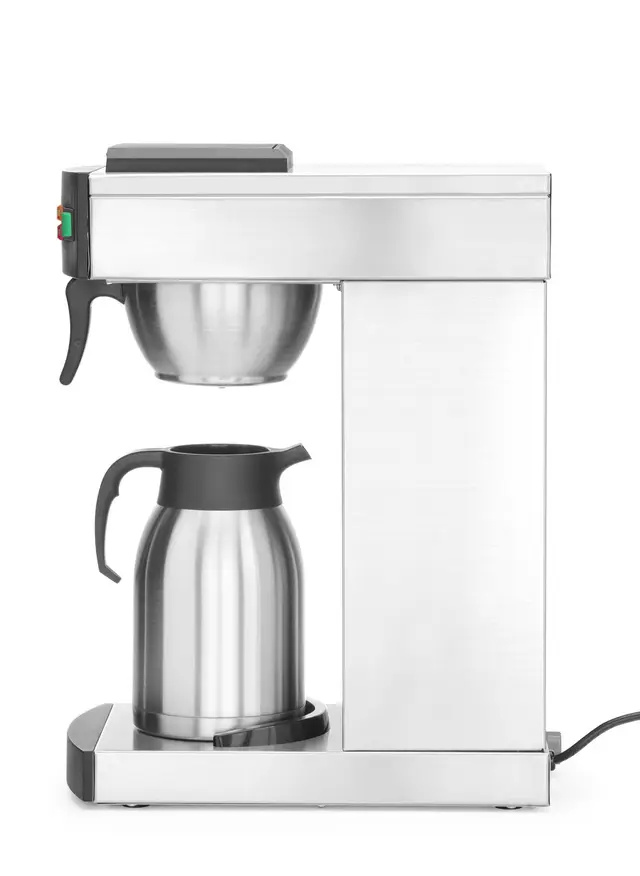 Cafetière filtre, 2 l, acier inoxydable, 1,4 kW | HENDI 211052