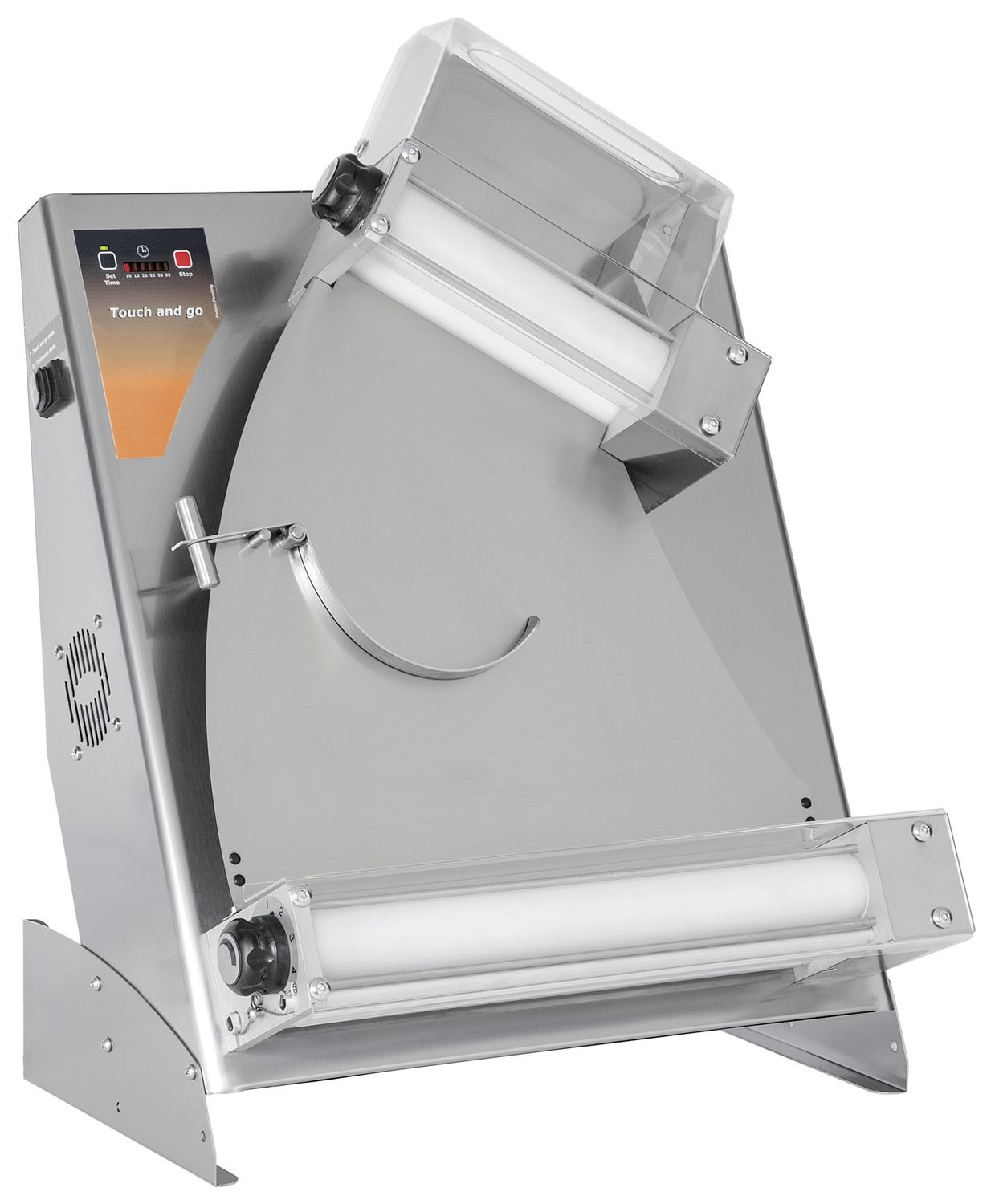 Appareil à façonner les pizzas (laminoir), pour pizzas de diamètre 26-49 cm, 230 V | PRISMAFOOD 1D010027