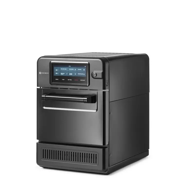 Four convection-micro-ondes CombiTurbo, 18 L, noir, 230 V / 3000 W | HENDI 281277