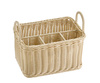 Porte-couverts tressé GN 1/1, ECONOMIC, beige clair, 26x18x19 cm | APS 40179